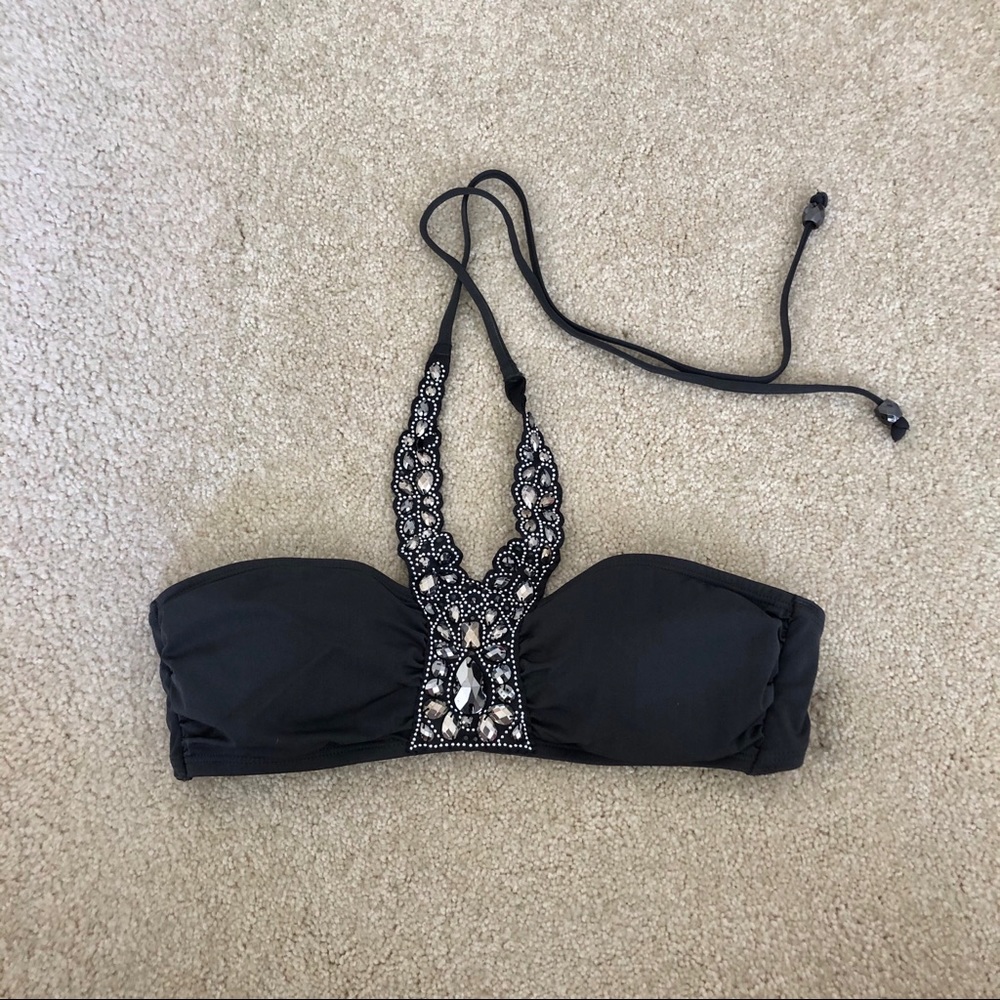 Dark grey bikini top 🤍